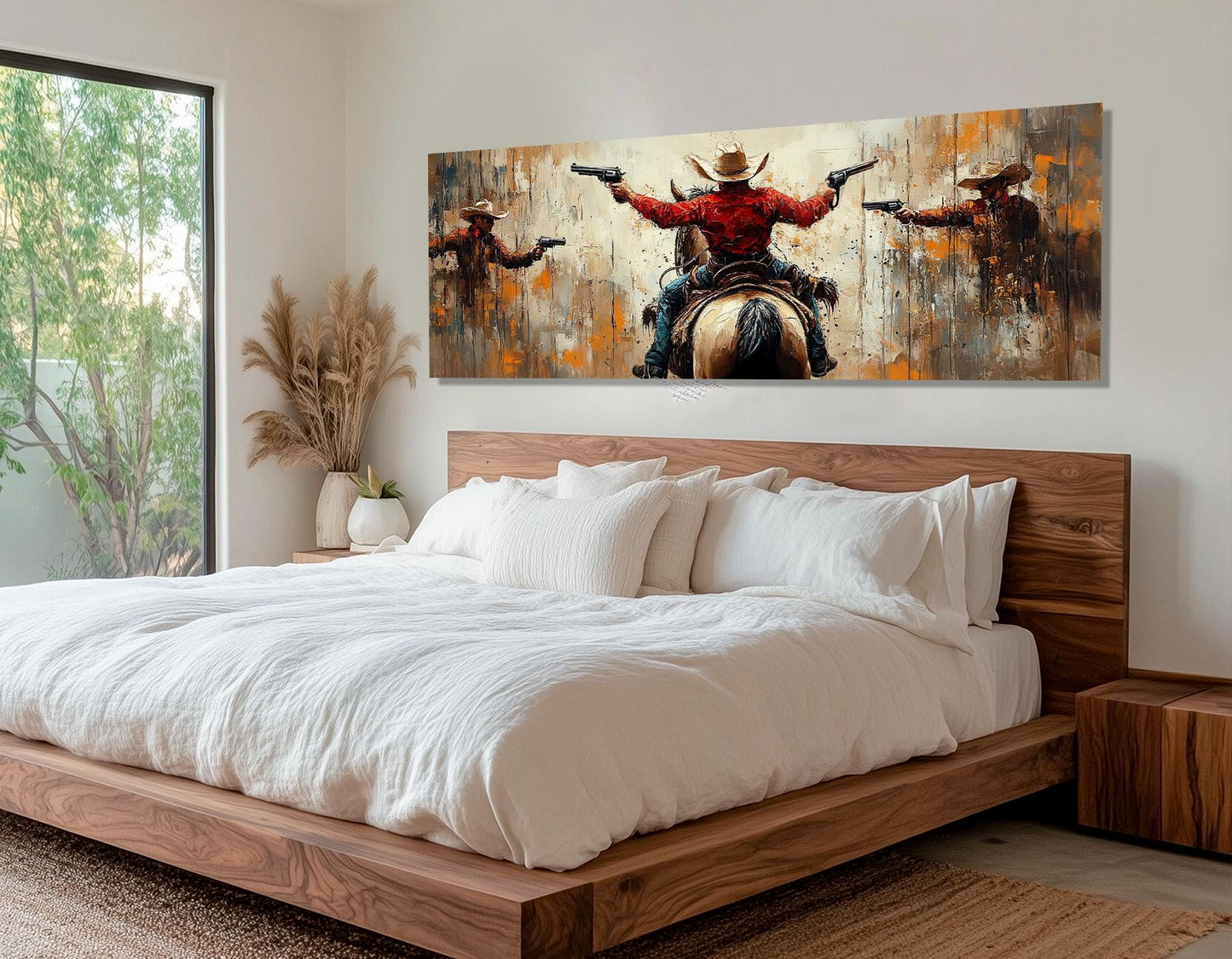 Cowboys Canvas Print - Wild West Wall Art | Framed Cowboy Print Ready to Hang
