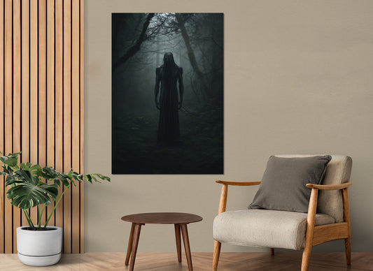 Supernatural Canvas Print – Abstract Gothic Wall Art | Ready to Hang Framed Canvas