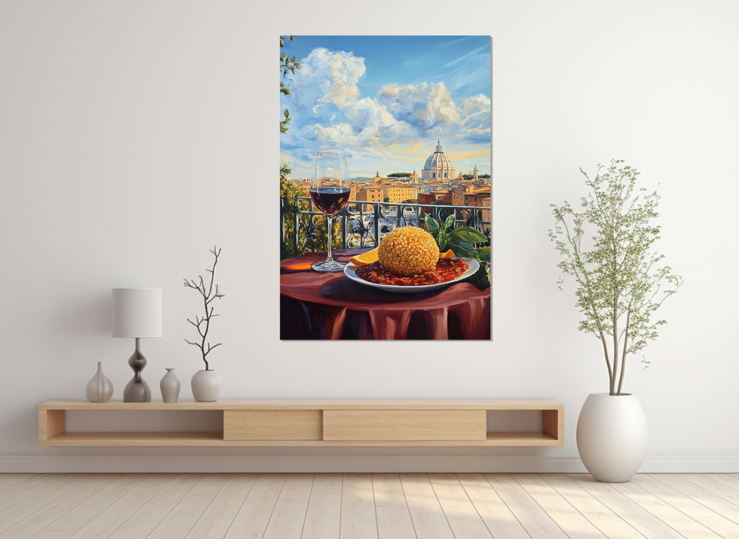 Supplì Canvas Print – Scenic Italian Wall Art | Framed & Ready to Hang