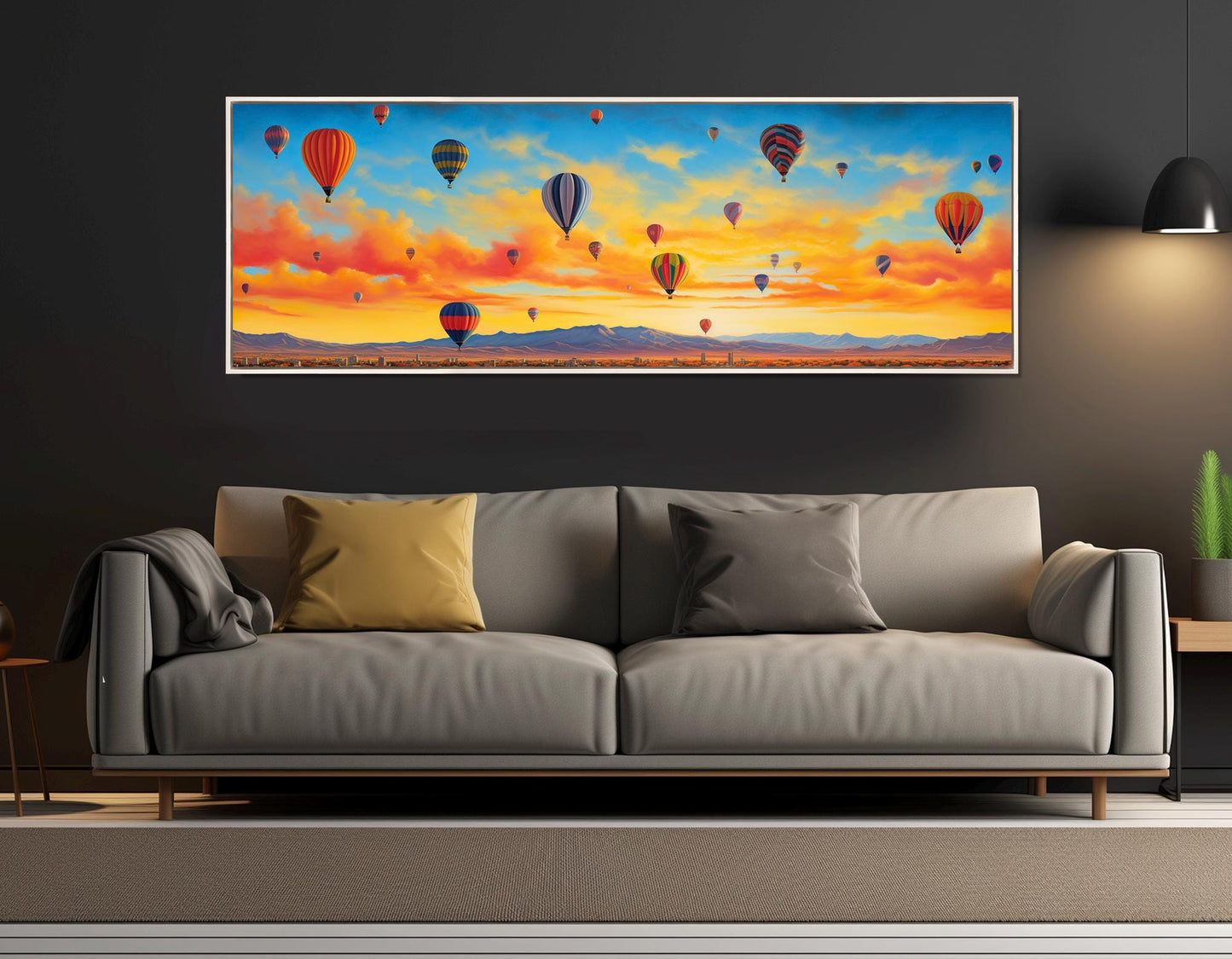 Albuquerque Wall Art – Balloon Festival Canvas Print | Framed & Ready to Hang