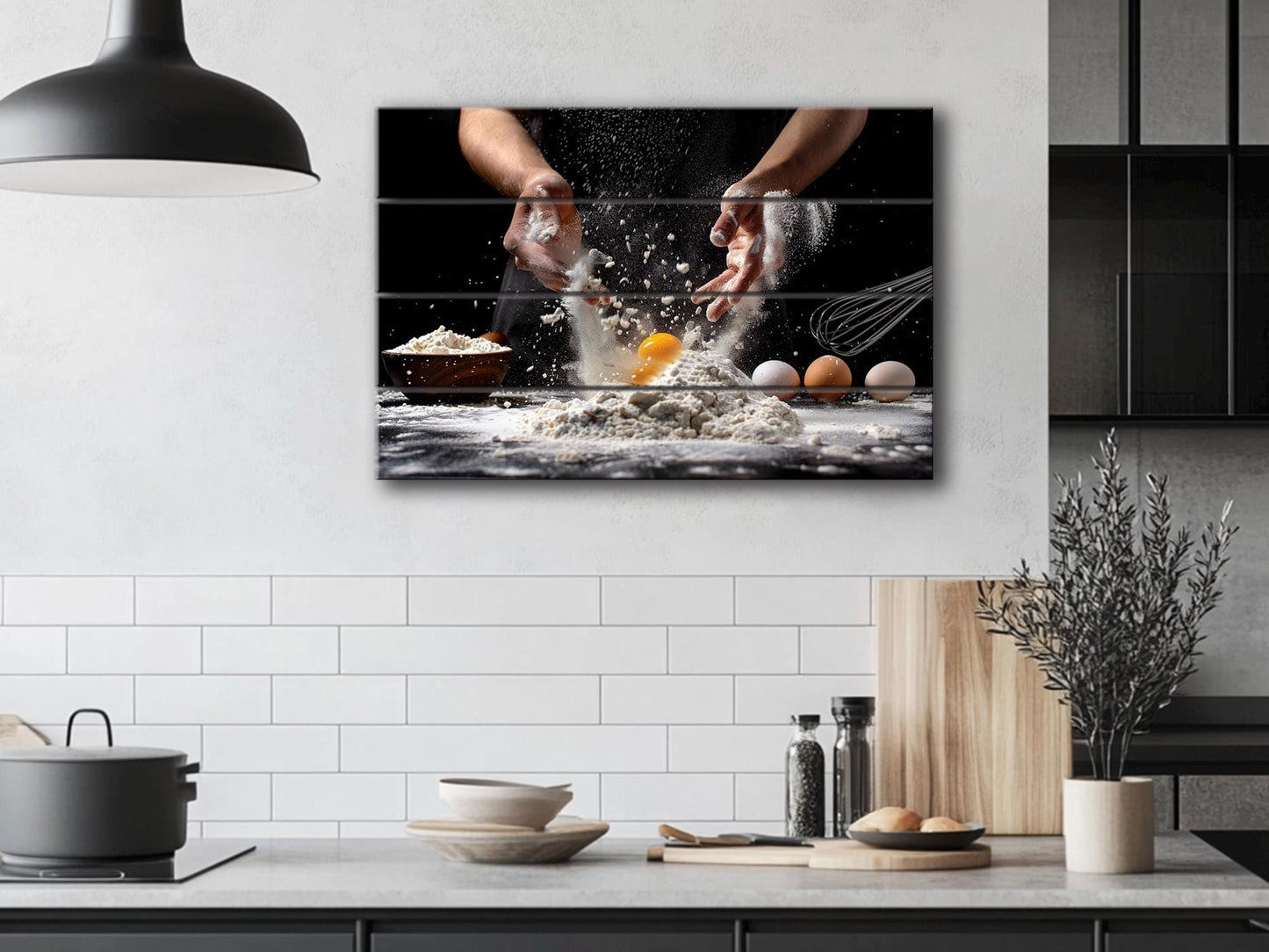 Pizza Wall Art - Wood Wall Decor | Rustic Kitchen Art | Chef Gift Ideas | Print On Wood