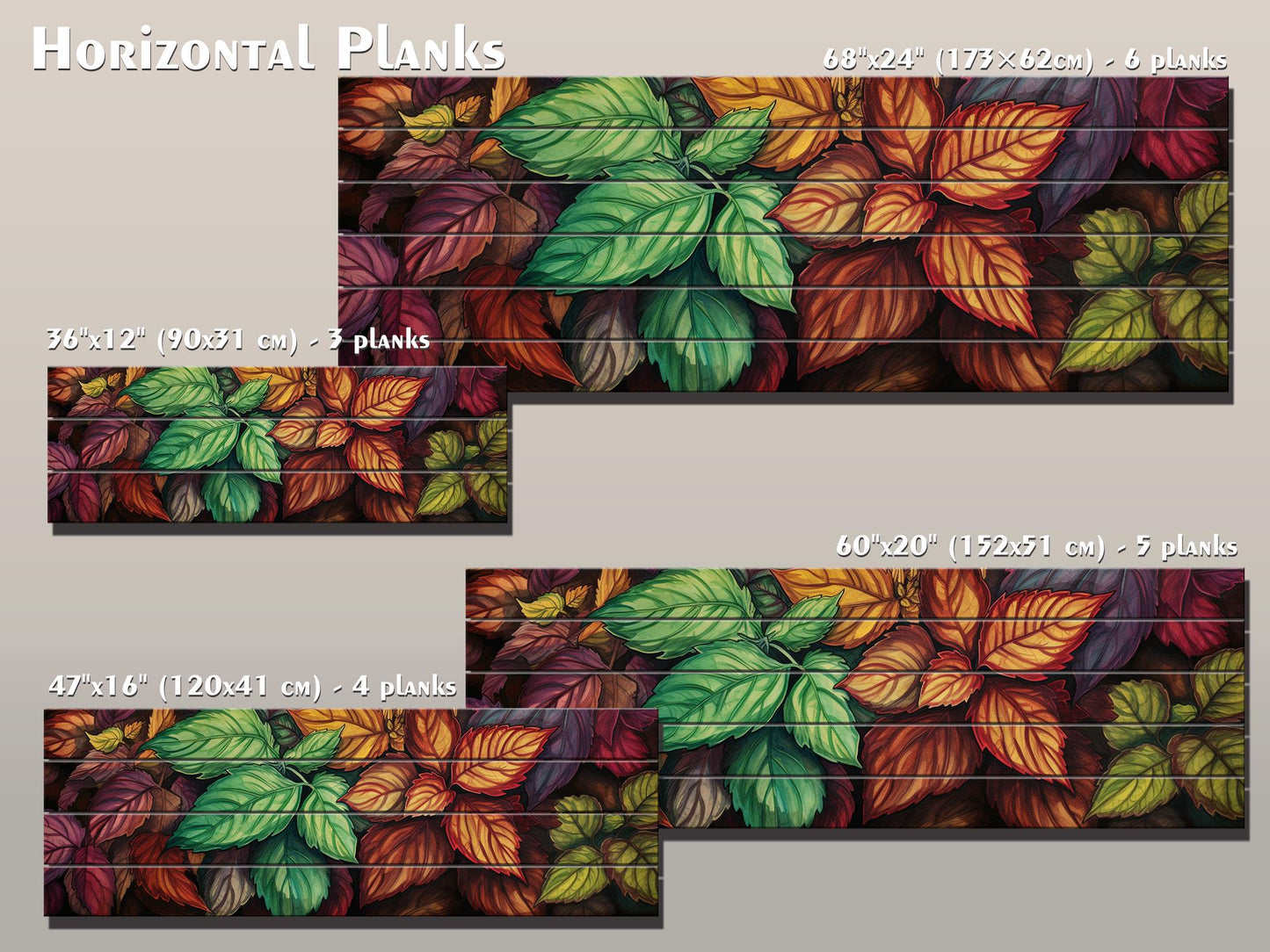 Wood Wall Art | Vibrant Floral Wood Print on Natural Planks | Rustic Farmhouse Decor