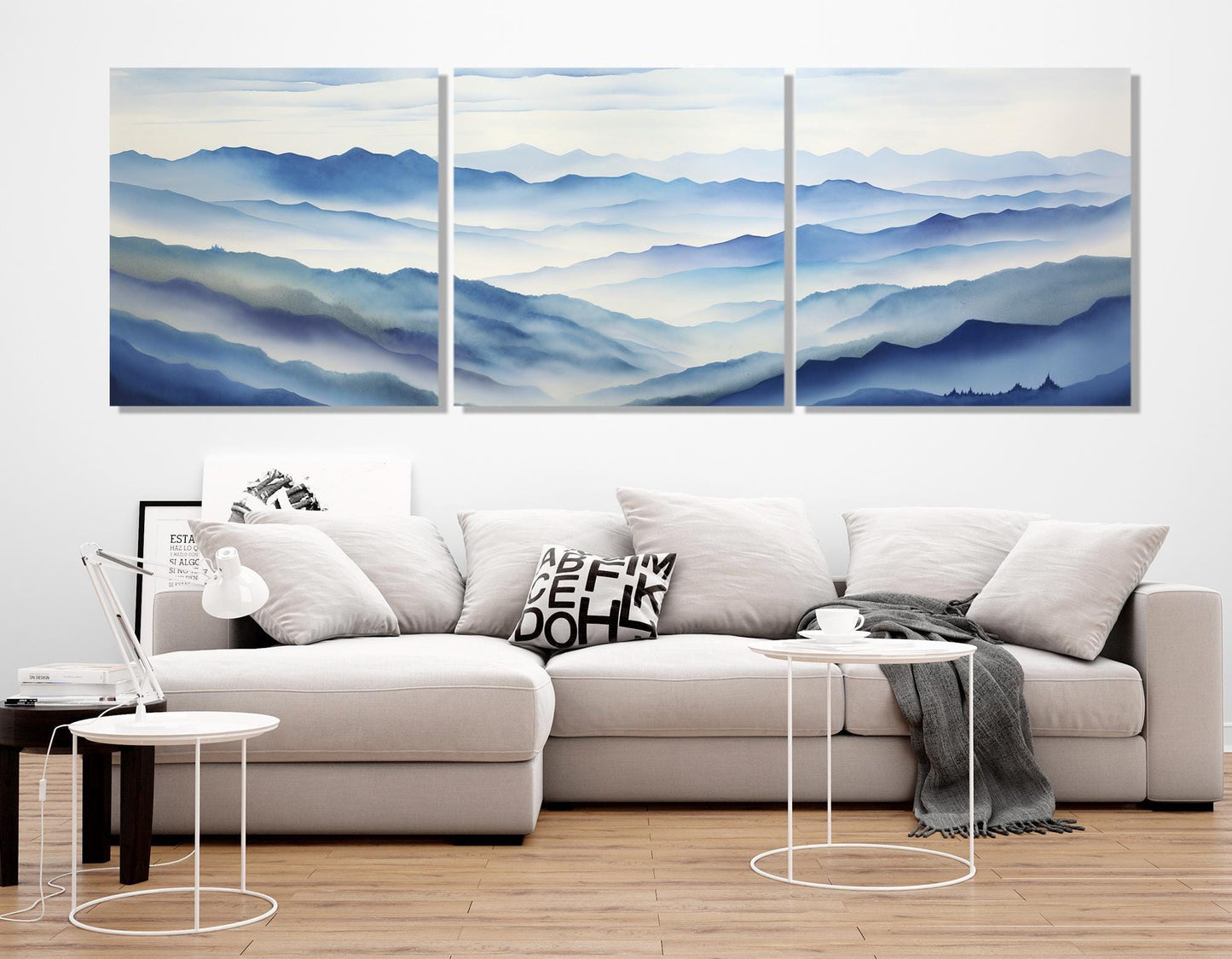 Blue Ridge Mountains Canvas - Scenic Appalachian Mountains Art | Framed Wall Decor