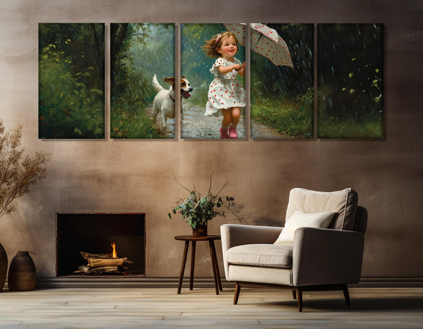 Happiness Canvas Print – Framed Cotton Canvas Art | Ready To Hang Wall Decor