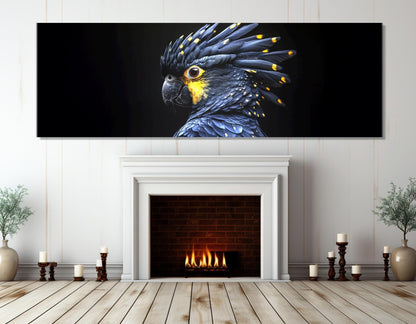 Cockatoo Parrot Canvas Print – Framed Floating Frame Art | Exotic Birds Wall Art
