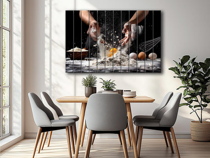 Pizza Wall Art - Wood Wall Decor | Rustic Kitchen Art | Chef Gift Ideas | Print On Wood