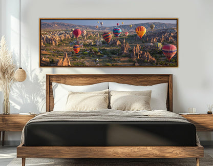 Kapadokia Balloon Festival Canvas – Framed Canvas Print | Ready To Hang Wall Art