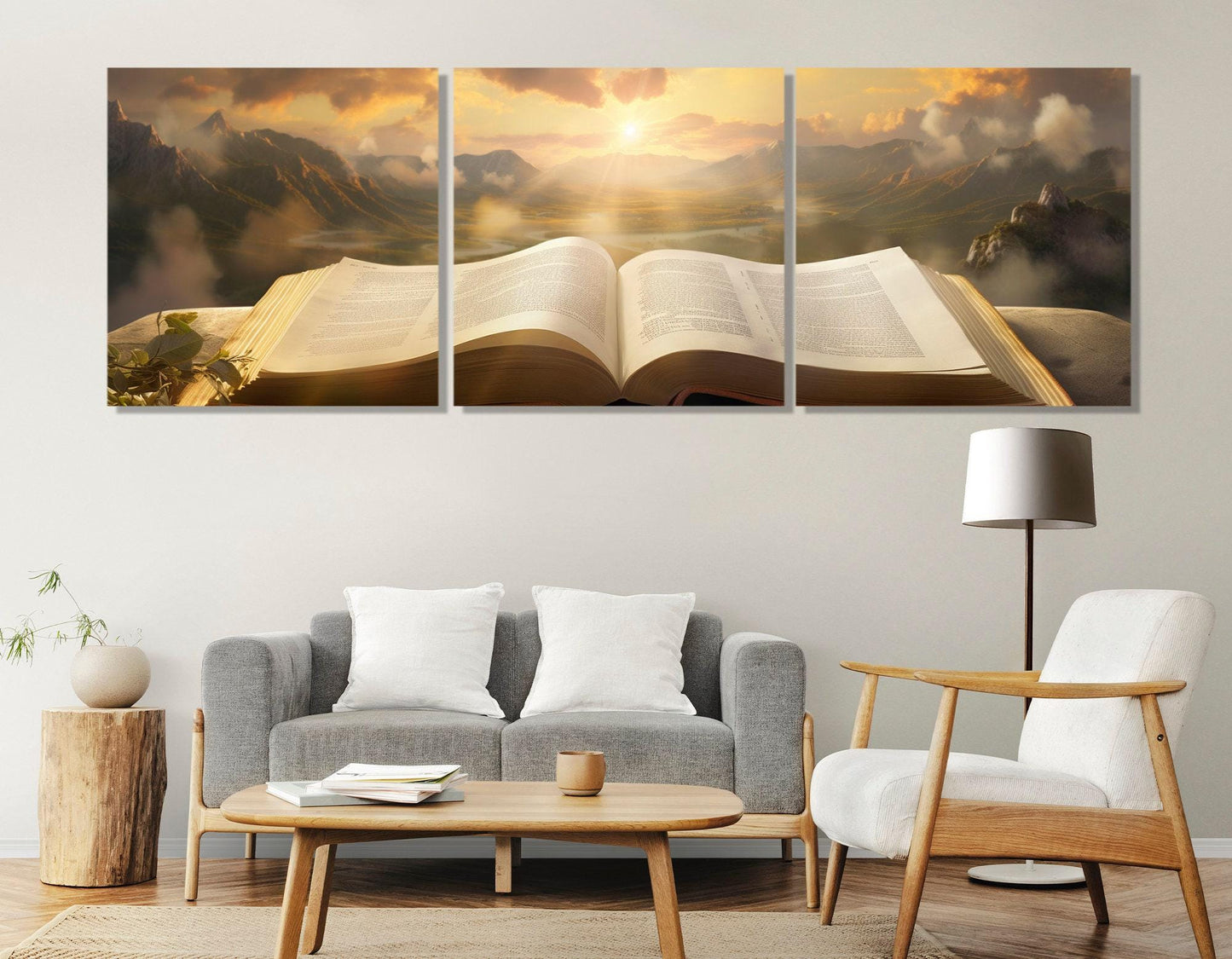 Bible Canvas Print – Large Religious Wall Art | Framed & Stretched Canvas