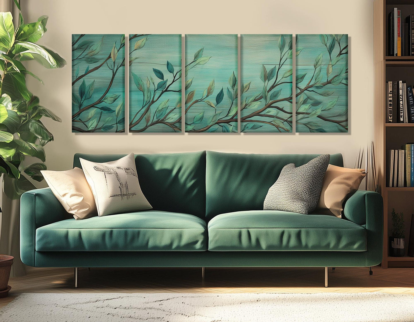 Spring Tree Canvas Print – Gallery Wrapped Cotton Canvas With Floating Frame