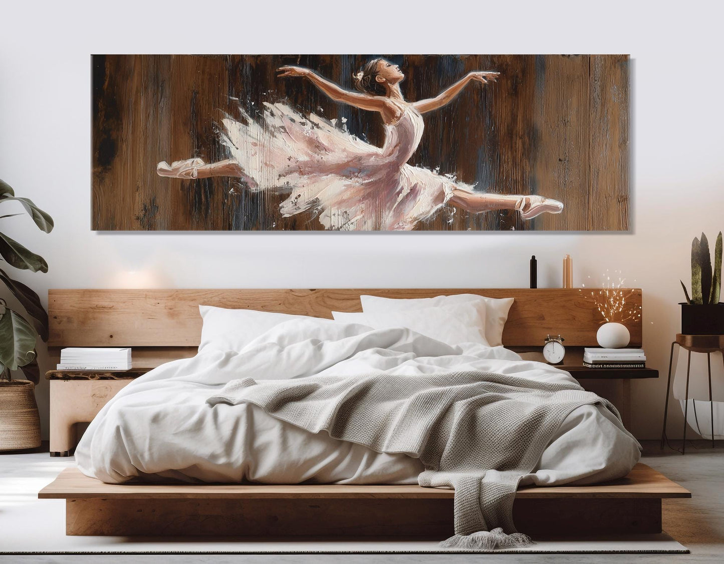Ballerina Canvas Print - Ballet Wall Art | Framed & Ready to Hang Gallery Wrapped Canvas