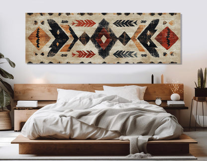 Native American Rug Canvas – First Nations Wall Art | Framed & Ready to Hang