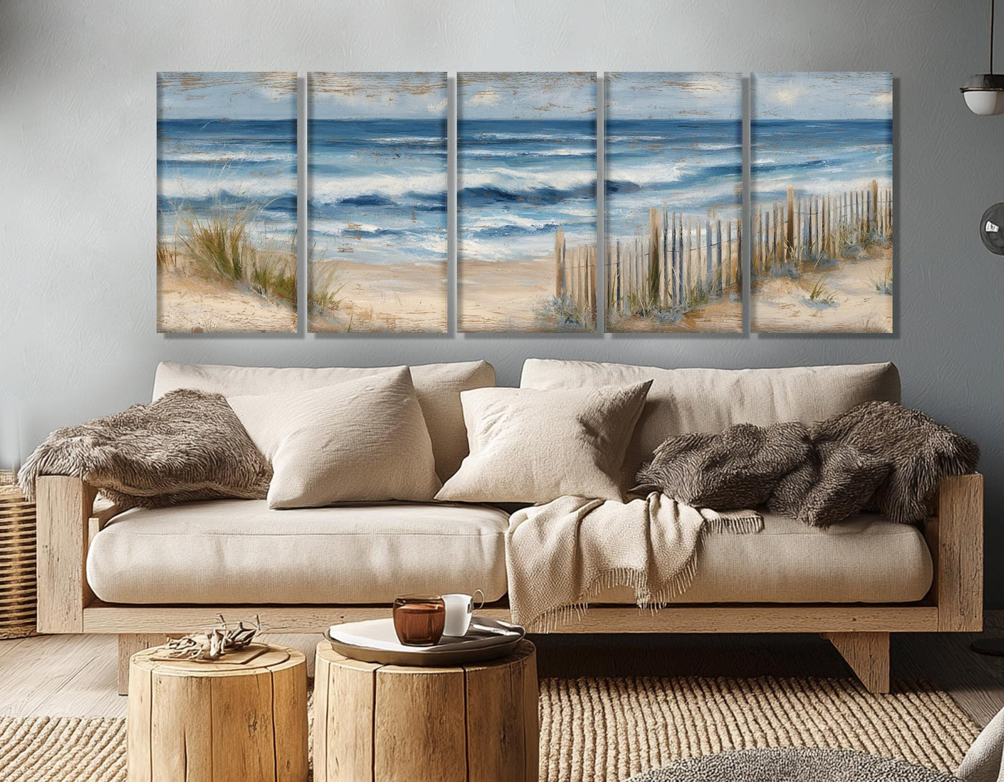 Calm Sea Canvas Print – Coastal Wall Art | Gallery Wrapped Cotton Canvas