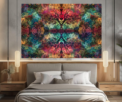 Abstract Trees Canvas Print – Framed Gallery Wrapped Art | Ready to Hang