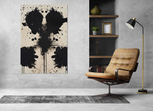 Psychological Canvas Print - Abstract Wall Art | Ready to Hang Framed Decor