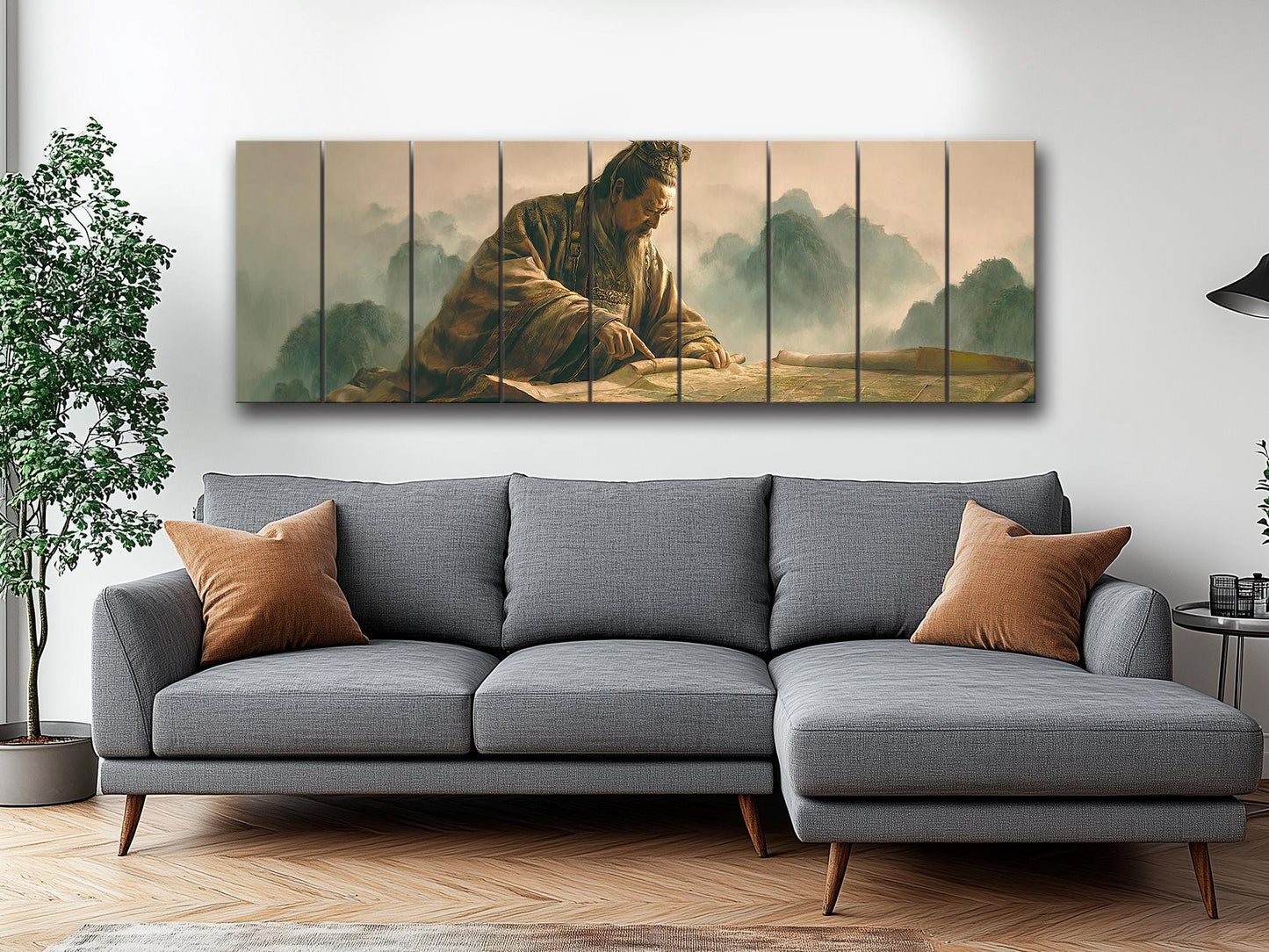 Sun Tzu Ancient Strategist Print on Wood