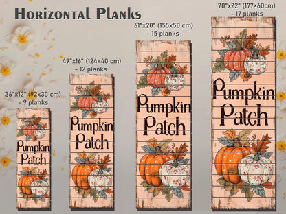Pumpkin Patch Sign – Rustic Wood Art | Farmhouse Autumn Wall Decor, Cozy Fall Home