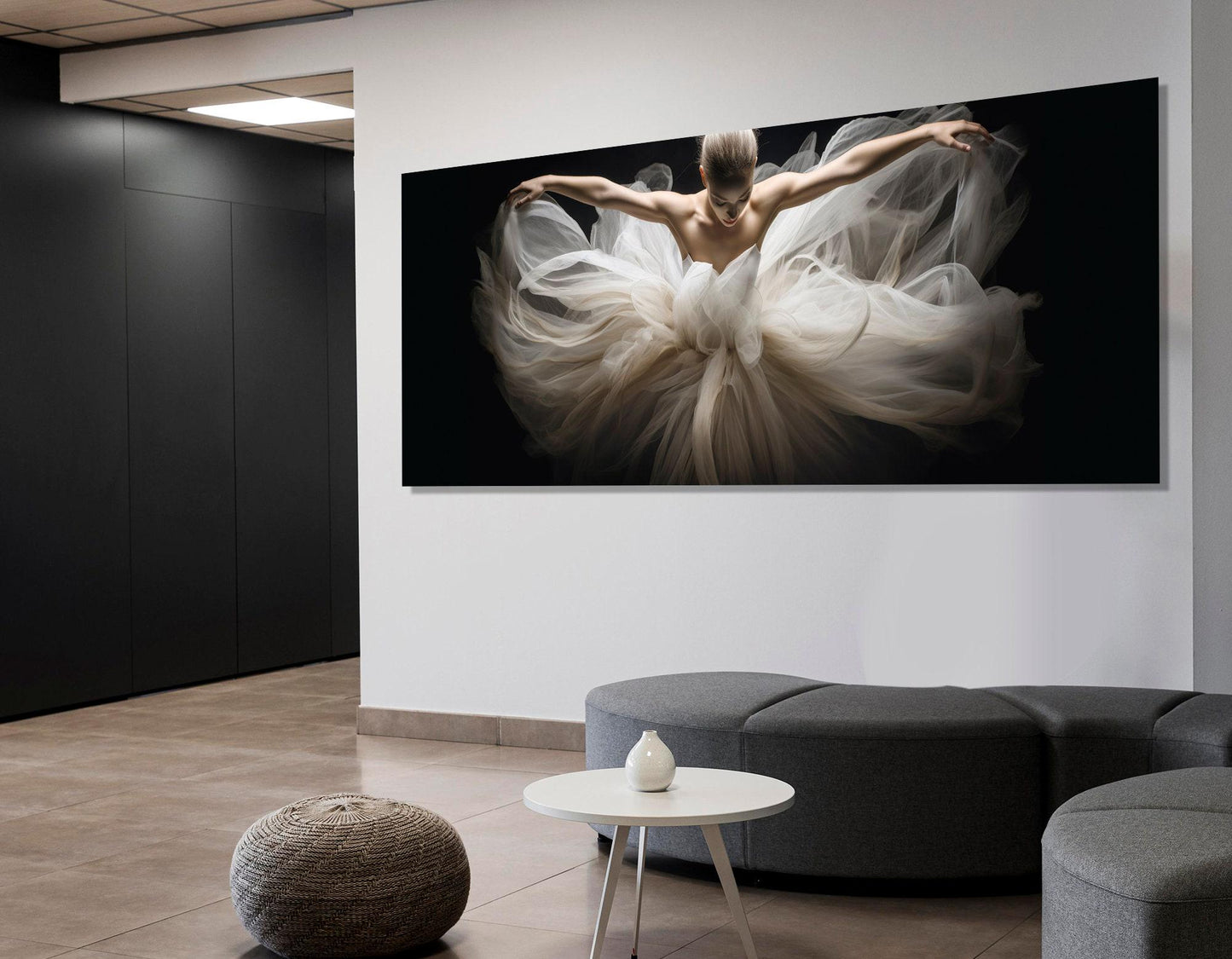 Ballerina Painting Canvas – Ballet Wall Art | Gallery Wrapped Cotton Print