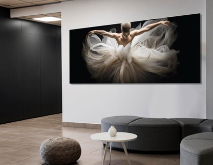 Ballerina Painting Canvas – Ballet Wall Art | Gallery Wrapped Cotton Print