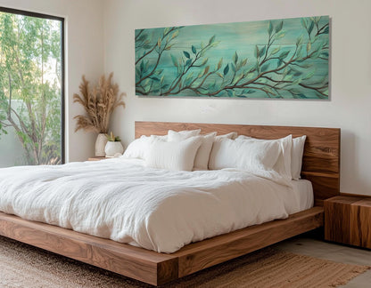 Spring Tree Canvas Print – Gallery Wrapped Cotton Canvas With Floating Frame