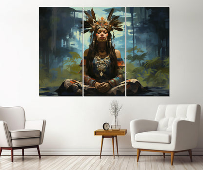 Native American Wall Art – First Nations Canvas Print | Framed Cotton Canvas Ready to Hang