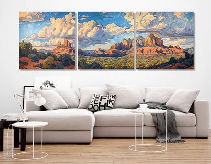 Sedona Rocks Canvas Print – Large Arizona Wall Art | Framed Canvas Print, Ready to Hang