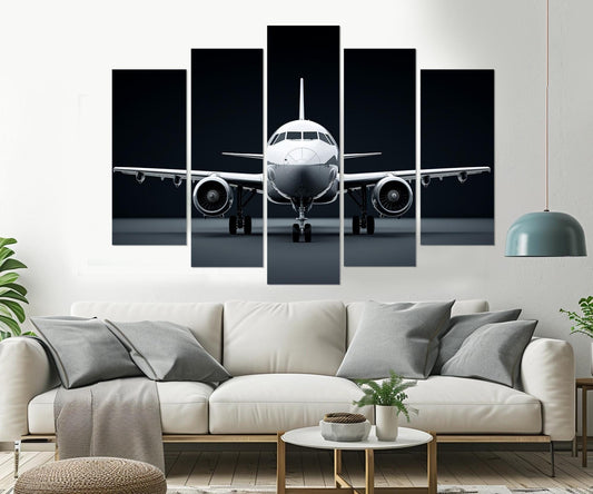 Plane Canvas Art - Large Aircraft Canvas Print | Aviation Wall Art, Framed Ready to Hang