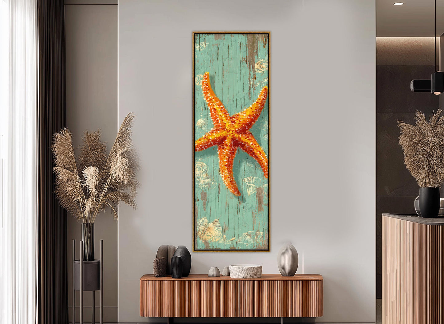 Sea Star Canvas Print – Underwater Wall Art | Framed Canvas Art Ready to Hang