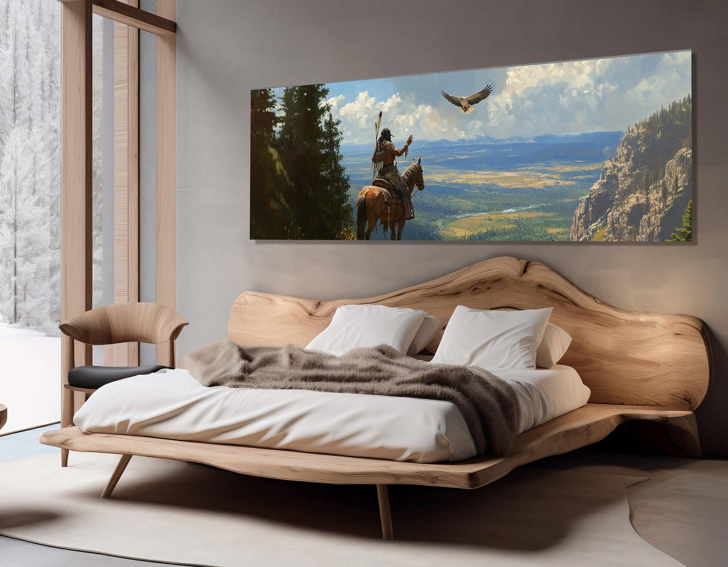 Native American Canvas Print – Framed Cotton Canvas | Ready To Hang Tribal Wall Art