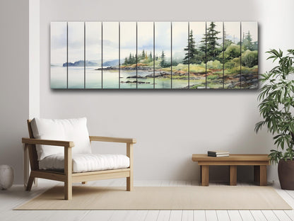 Isle Royale National Park Print on Natural Wood –  Michigan, United States Wall Art