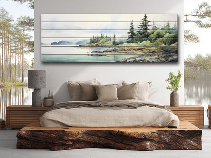 Isle Royale National Park Print on Natural Wood –  Michigan, United States Wall Art