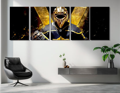 Ice Hockey Canvas Print – High Quality Cotton Wall Art | Ready to Hang
