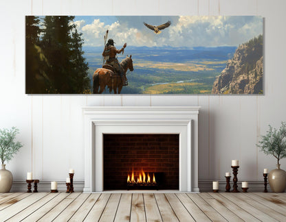 Native American Canvas Print – Framed Cotton Canvas | Ready To Hang Tribal Wall Art