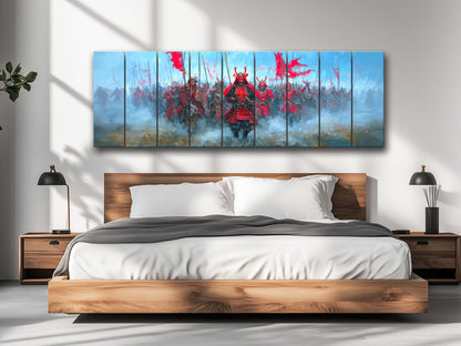 Takeda Shingen Samurai Battle Wood Print