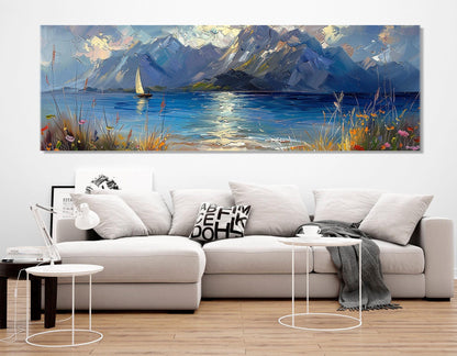 Torch Lake Canvas Print – Framed Gallery Wrapped Cotton Canvas, Ready to Hang