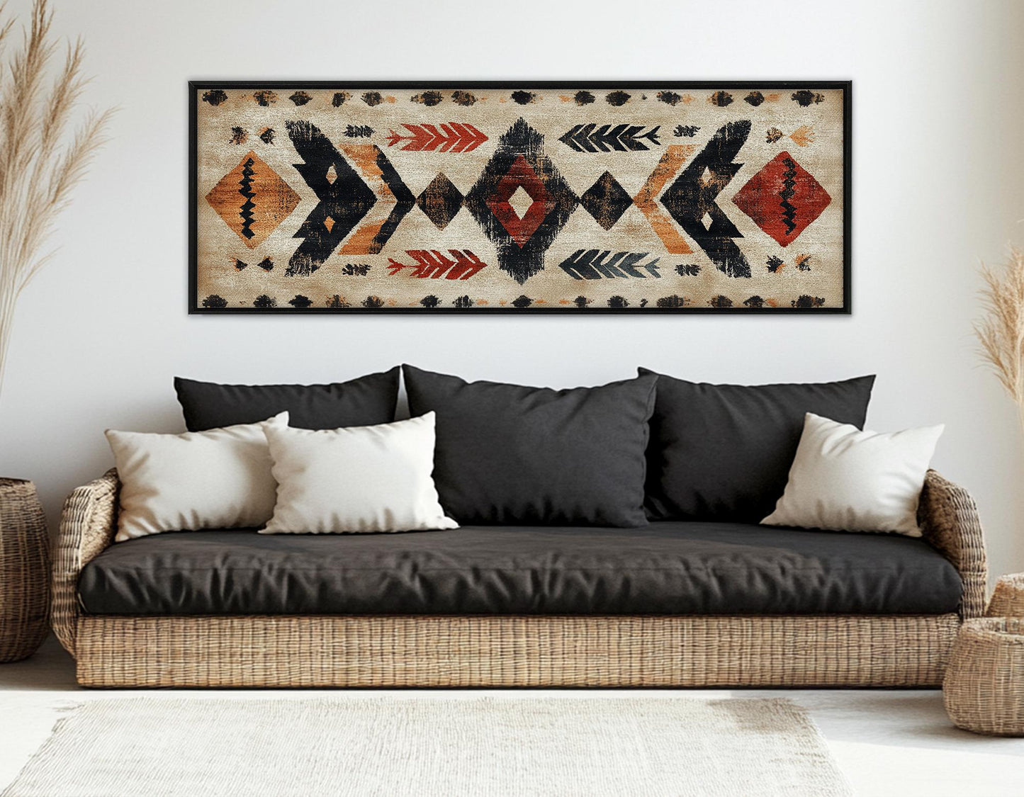 Native American Rug Canvas – First Nations Wall Art | Framed & Ready to Hang