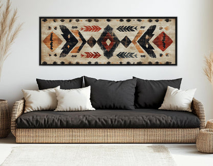 Native American Rug Canvas – First Nations Wall Art | Framed & Ready to Hang