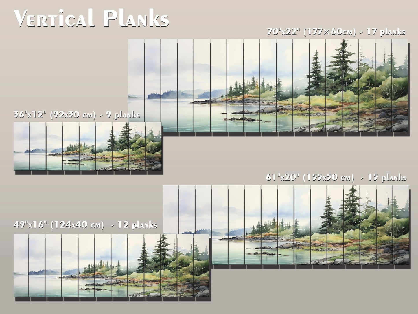 Isle Royale National Park Print on Natural Wood –  Michigan, United States Wall Art