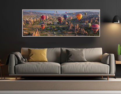 Kapadokia Balloon Festival Canvas – Framed Canvas Print | Ready To Hang Wall Art