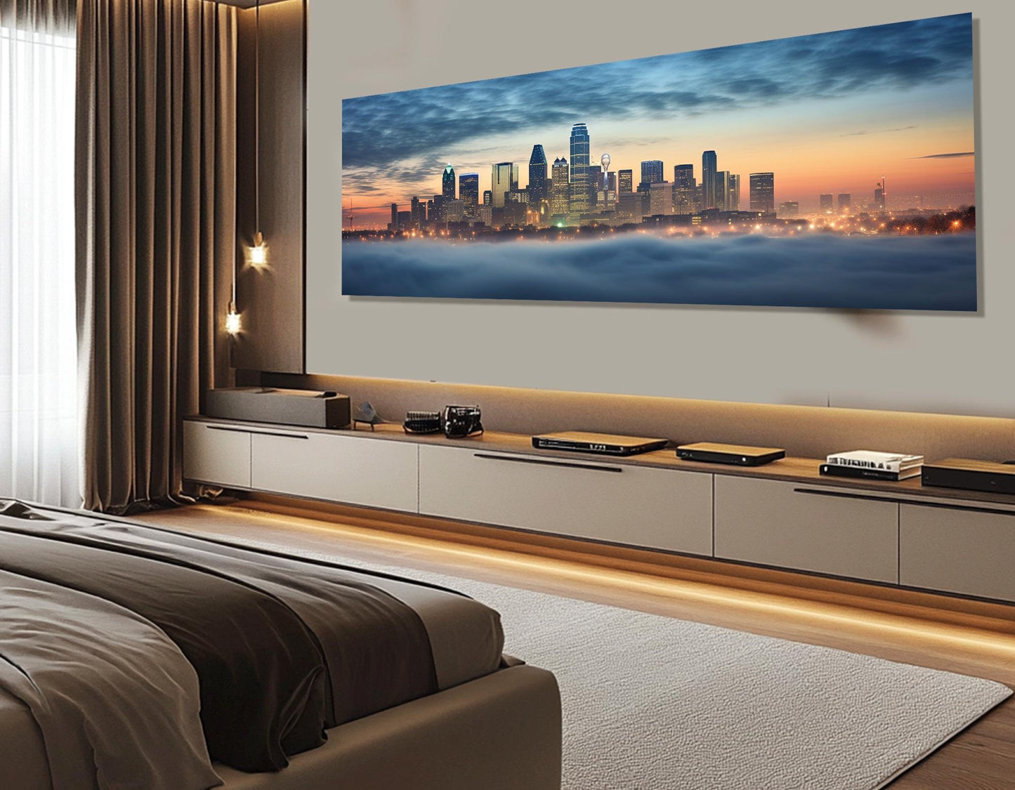 Dallas Canvas Print – Large Abstract Wall Art | Gallery Wrapped Cotton Canvas