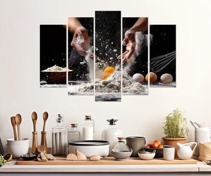 Pizza Wall Art - Pizzeria Wall Decor | Kitchen Canvas Print, Chef Gift Idea