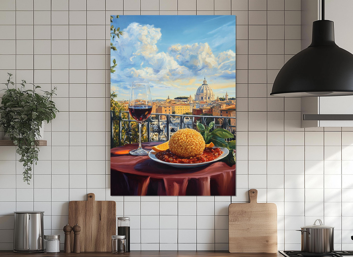 Supplì Canvas Print – Scenic Italian Wall Art | Framed & Ready to Hang