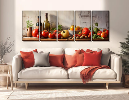 Kitchen Still Life Canvas – Framed Kitchen Canvas Print | Ready to Hang Art