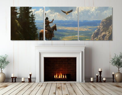 Native American Canvas Print – Framed Cotton Canvas | Ready To Hang Tribal Wall Art