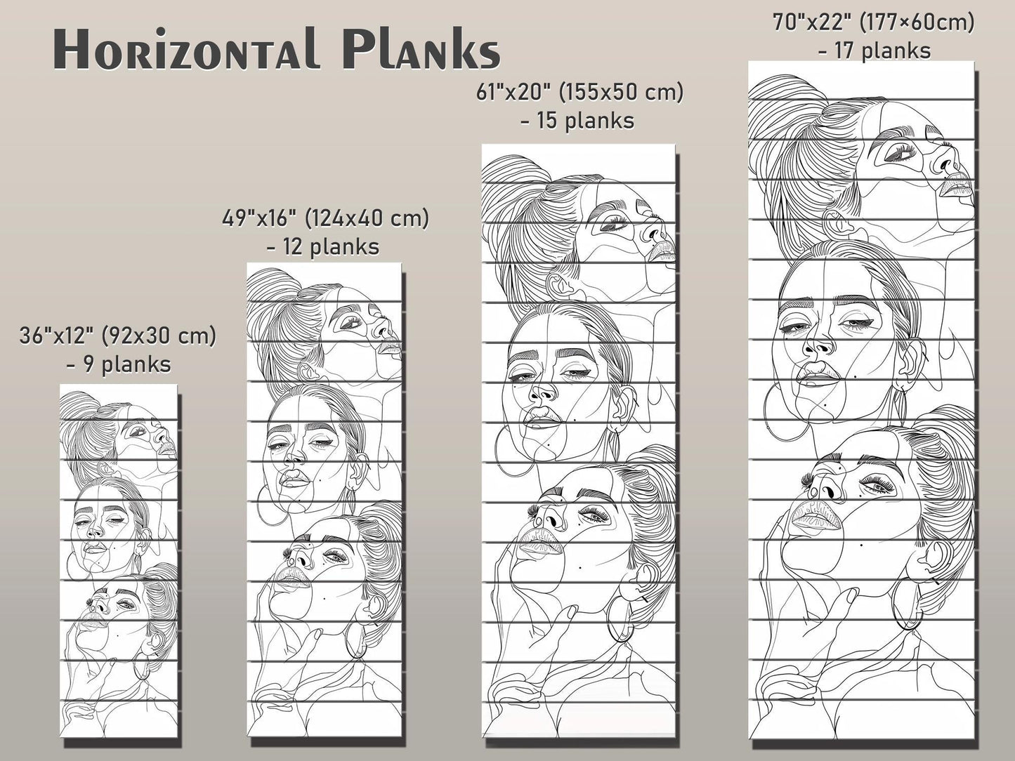 Plus Size Women Line Art, Minimalist Drawings, BEAUTIFUL Text, Female Poses Illustration, Modern Wall Art Print