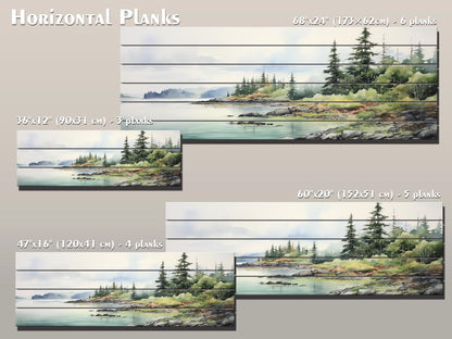 Isle Royale National Park Print on Natural Wood –  Michigan, United States Wall Art