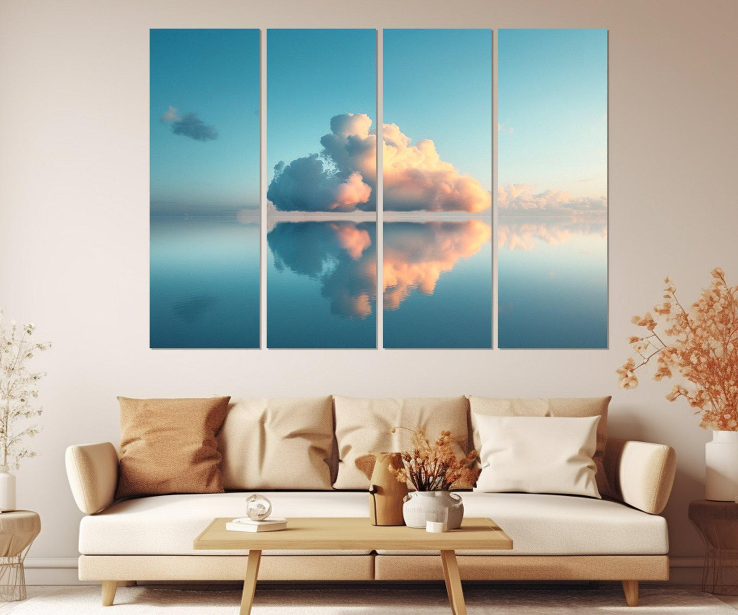 Minimalist Sky Canvas Print – Framed Canvas Art | Ready to Hang Wall Decor