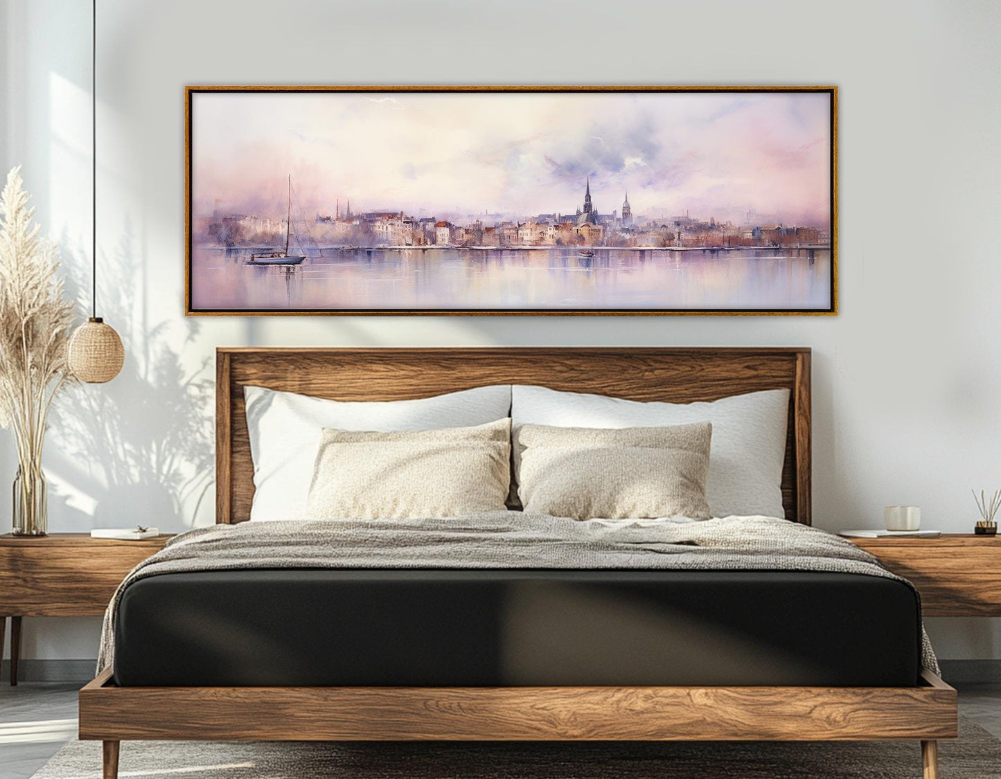 Belgrade Skyline Canvas - Vintage Serbia Wall Art | Framed Gallery Wrapped Print
