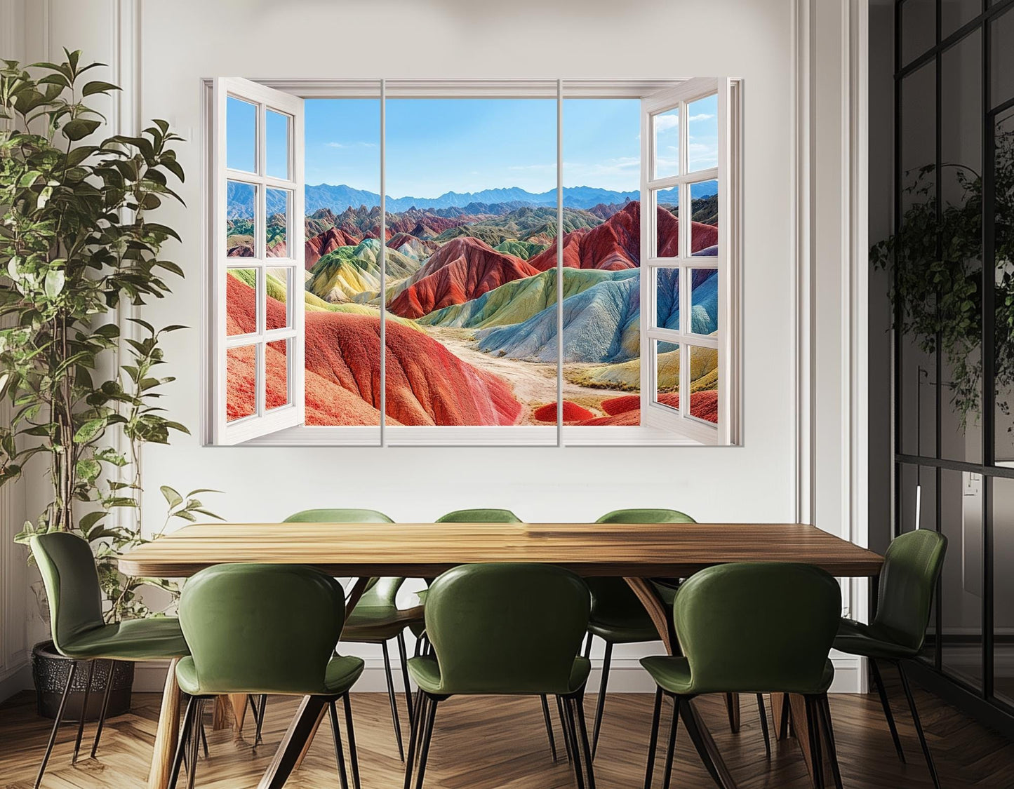 Zhangye Danxia Canvas Print – Framed Cotton Gallery Wrapped Canvas Art
