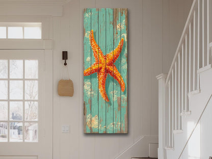 Rustic Wood Wall Art – Handcrafted Coastal Art | Wooden Wall Hanging | Beach House Decor