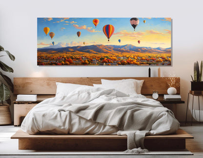 Albuquerque Balloon Fest Canvas – Framed Gallery Wrapped Wall Art Ready to Hang
